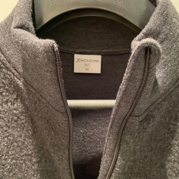 Like New Condition: X Houdini Alto Half Zip-Mens, Size: M, Color: Dark Charcoal/ - Picture 2 of 5